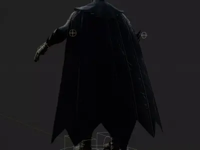 Batman Noel 3D Model Rigged PBR Blender FBX OBJ Low-poly 3D model