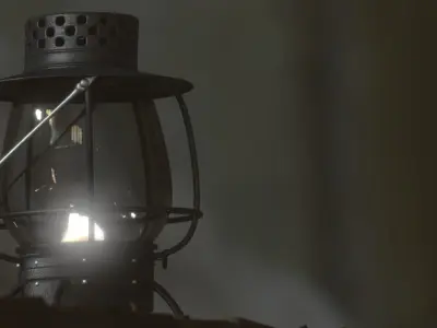 Railroad Lantern 3D model