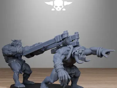 Orkaz Tribal Infantry 3D print model