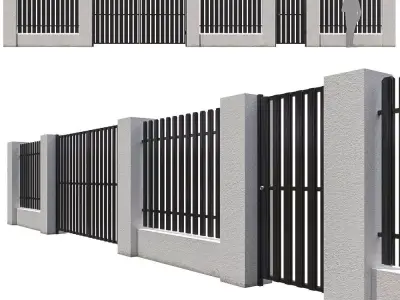 Fence 02 3D model get