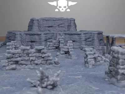 Trench Terrain 3D print model