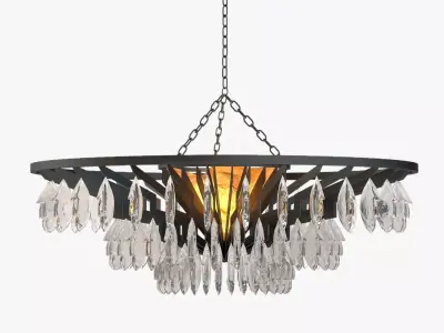 Rock Crystal Chandelier 3D model