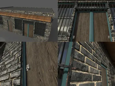 dual business with pbr textures  Low-poly 3D model