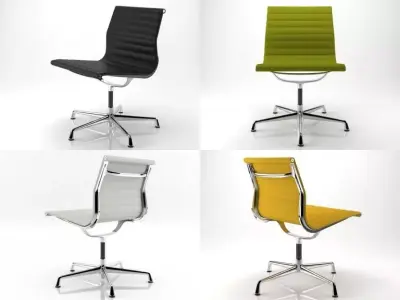 Aluminium chair  105 107 3D model