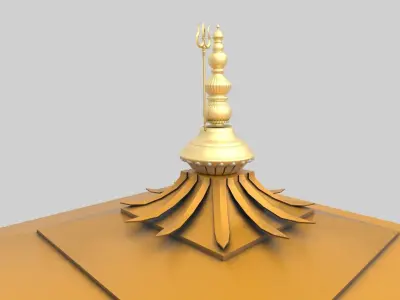 Temple Dome 3D model
