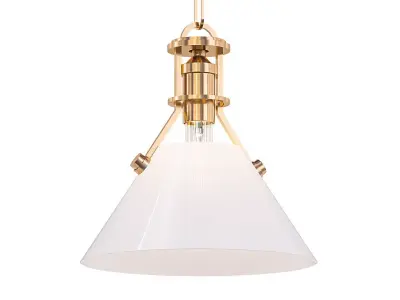 Hudson brass and pendant light 3D model
