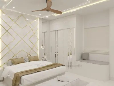 Bedroom Interior Design - 5 3D model