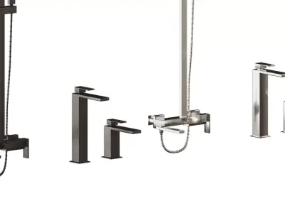 Agger Great A2893344 Shower system with mixer 3D model