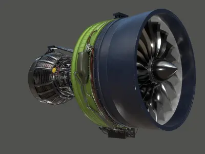  Airliner Jet Engine 