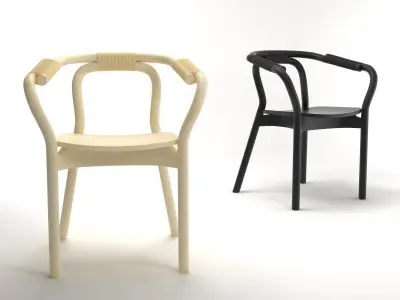 Knot Chair 3D model
