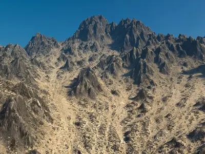 Mountains snow big n2 3D model