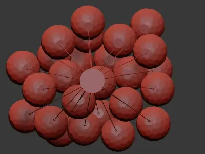 Berlin Glass Chandelier 3D model