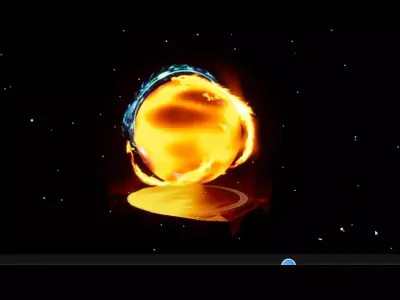 Unreal Engine 5 Dragon fire ball 2 Niagara VFX animation  3D model