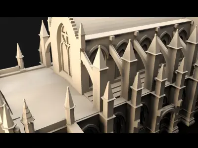 Rosslyn Chapel- 3d Model 3D model