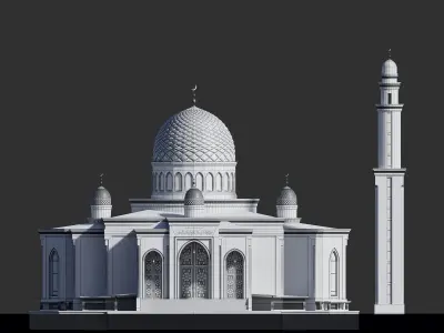 MOSQUE ID001 3D model