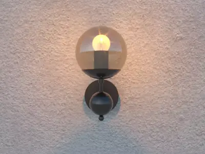 wall Light 2 3D model buy