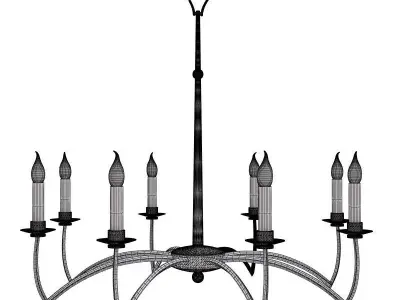 Currey and Company - Mainstay Chandelier Lighting 3D model