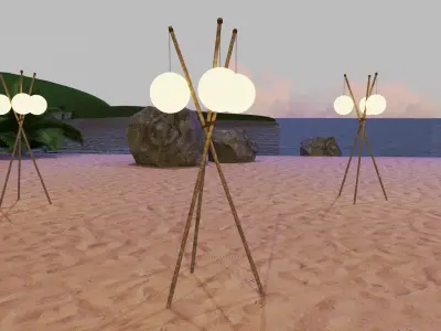 Beach Lamp 3D model
