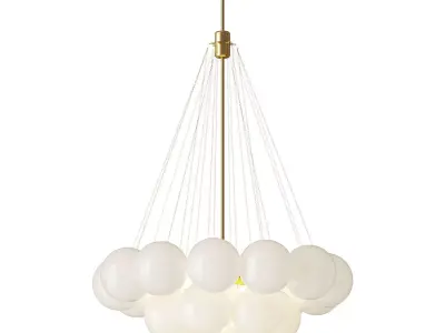 Freya Fiesta Rod Chandelier 3D model
