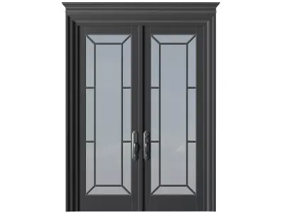 Entrance modern classic street Doors 3D model