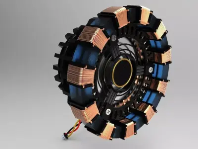 Iron Man Arc Reactor Mark I Free 3D model