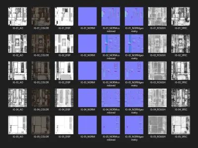 Industrial Guts Displacement Pack Texture