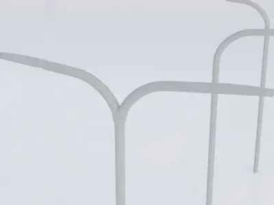 3 Different Street Lights Low-poly 3D model