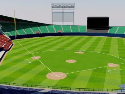 Jamsil Baseball Stadium - South Korea 3D model