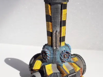 Modular industrial terrain     industrial burner 3D print model