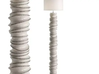 21st gallery Mathilde Penicaud Turbule Floor Lamp 3D model