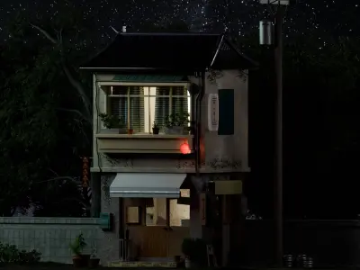 japenese house 3D model