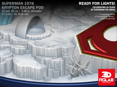 SUPERMAN THE MOVIE - KRYPTON ESCAPE POD 3D model