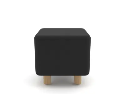 Two ottomans 3D model