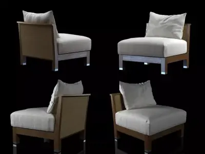 Zanzibar armchair 3D model