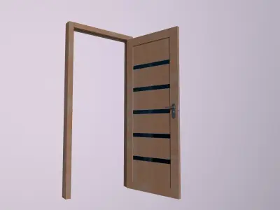 Interior Door Free low-poly 3D model
