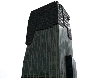 Amsterdam The Rock Low-poly 3D model