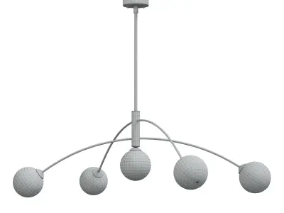 Valentina Arc Chandelier 3D model