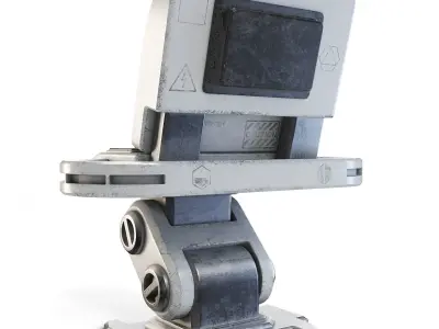 Space Station Computer 3D model