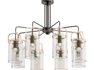rivoli-annegret-4082-308-b0051273 six light chandelier with c... 3D model