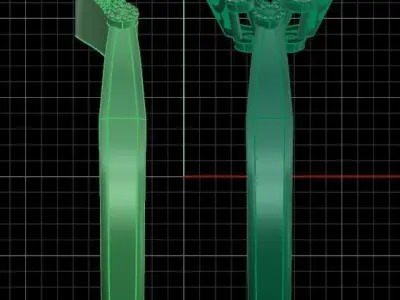 Jewelry ring 152 3D print model