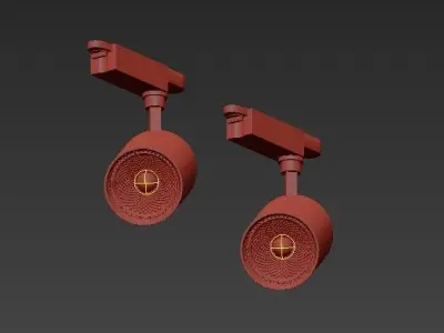 LED COB Track Rail Light AC85 265V 3D model