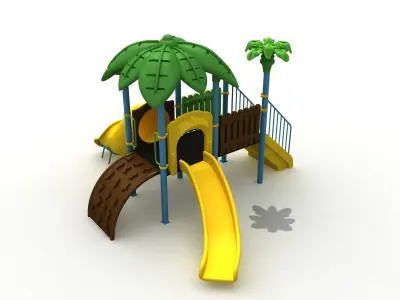 Forest Concept Metal Playpen 042 3D model