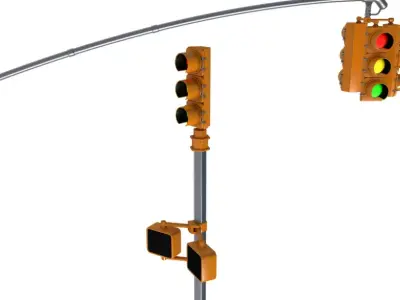 Traffic Lights collection 3D model