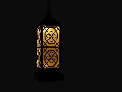 hanging lamp  Free 3D model