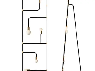 BEAUBIEN 01 floor lamp from Lambert and Fils 3D model