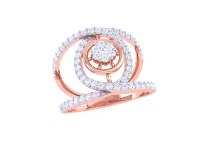  Women Ring MTL 3dm STL OBJ FBX Details 3D print model 26