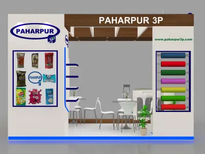 International Exhibition Stall Design 3D model
