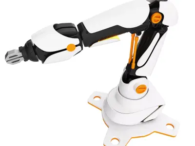 Mechanical ARM Low-poly 3D model from CGTrader