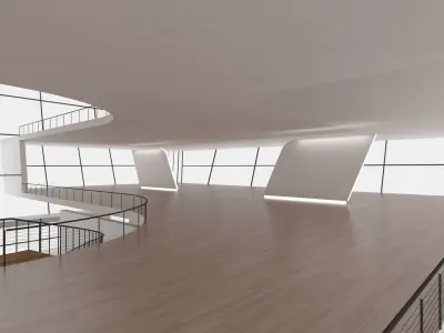 VR art Gallery 5 3D model