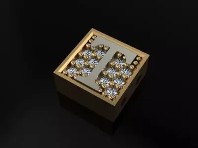 ALPHABET BRACELET 3D print model